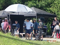 On set Beetle Juice